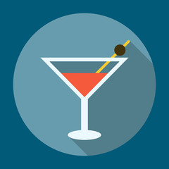Cocktail Icon Flat