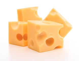 cheese isolated on white background cutout