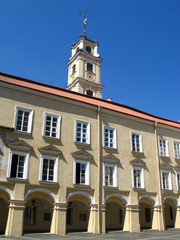 Fototapeta na wymiar Tower in Vilnius university