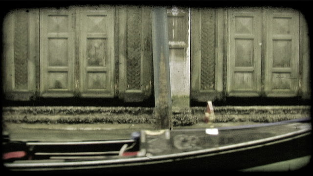 Gondola 4. Vintage stylized video clip.
