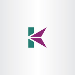 letter k logo icon k vector logotype sign