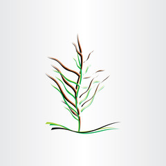 stylised tree vector illustration design