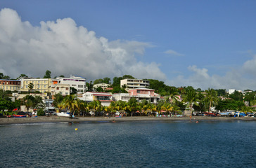  Martinique, picturesque city of Schoelcher in West Indies