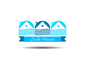 The logo of the house.Vector illustration