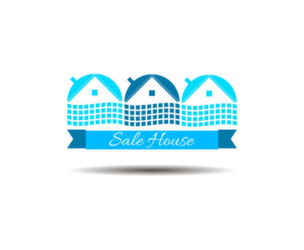 The logo of the house.Vector illustration