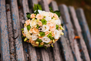 Beautiful wedding bouquet