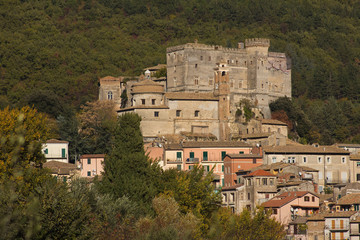 Fototapeta na wymiar Villaggio medievale in Lazio