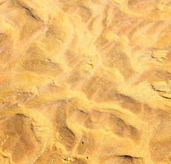 brown dry sand in sahara desert morocco africa erosion and abstr