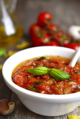 Homemade basic sauce for pasta.