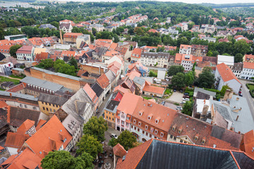 Fototapeta na wymiar View over Naumburg (Saale)