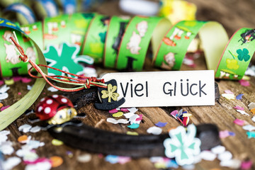viel glück karte