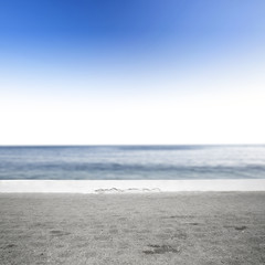 Fototapeta premium gray pier and sea 