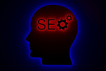 SEO Neon head gear in the form of a neon light