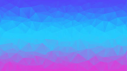 Fototapeta premium Blue abstract polygon triangle background