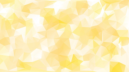 Yellow abstract polygon triangle background