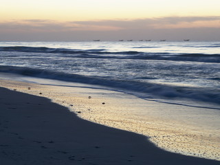 Sunrise at Shuwaymiyah beach