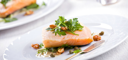 Gourmet Salmon Panorama