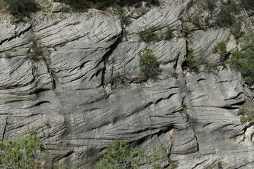 Geological Cross Bedding in Sandstone