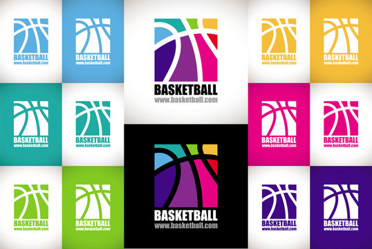 logo basket compétition tournois couleurs 