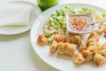 Vietnamese Meatball Wraps
