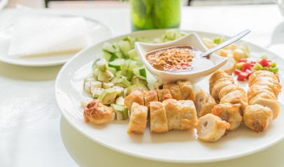 Vietnamese Meatball Wraps