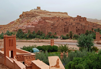 Historischer Ortskern von Aït-Ben-Haddou bei Ouarzazate, Südmarokko