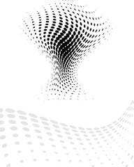 Background Composition, Web Template (Halftone)