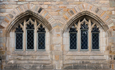 Two windows in Neo-Gothic