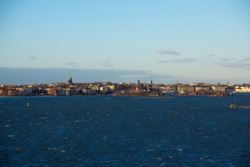 Obraz premium Helsinki view from the Baltic sea