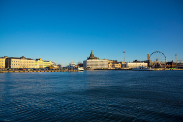 Fototapeta premium Day time Helsinki harbor
