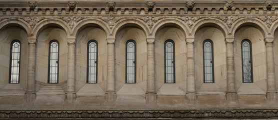 Naklejka premium windows in Neo-Gothic style