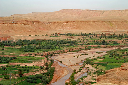 Asif Tidili-Fluss bei Ouarzazate, S&uuml;dmarokko