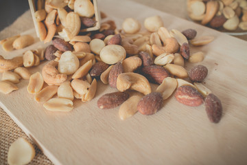 Fresh roasted cocktail nuts