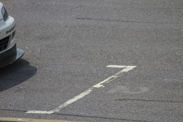 start line for racing car