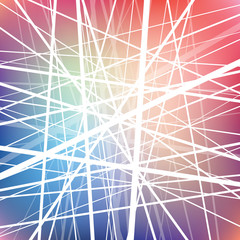 Vector lines, abstract background, color network, technology wallpaper