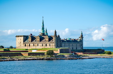 Fototapeta na wymiar Castle of Kronborg, home of Shakespeare's Hamlet