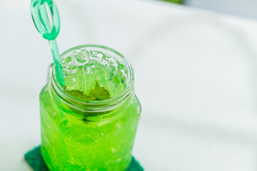 green apple soda