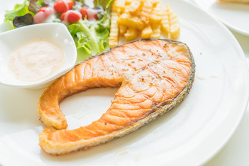 salmon steak