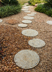 Walk path in garden