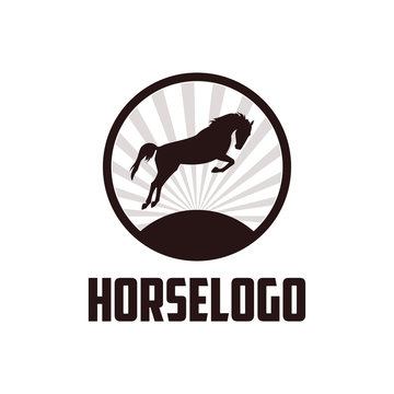 Silhouette Horse Logo