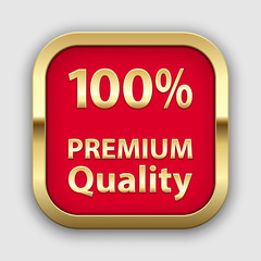 Premium quality plate in golden frame