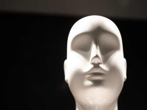 White Mannequin Head