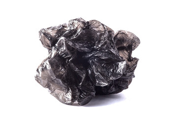 black plastic garbage bags, polyethylene insulated