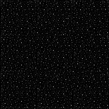 A galaxy of stars in a black night sky