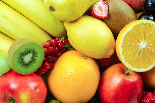 Bild mit Früchten und Obst