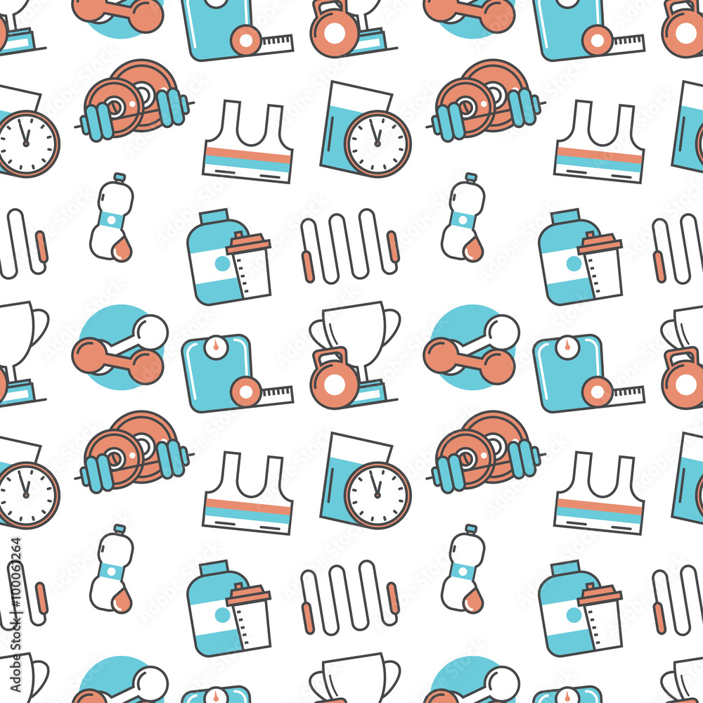 Poster vector modern seamless pattern texture background