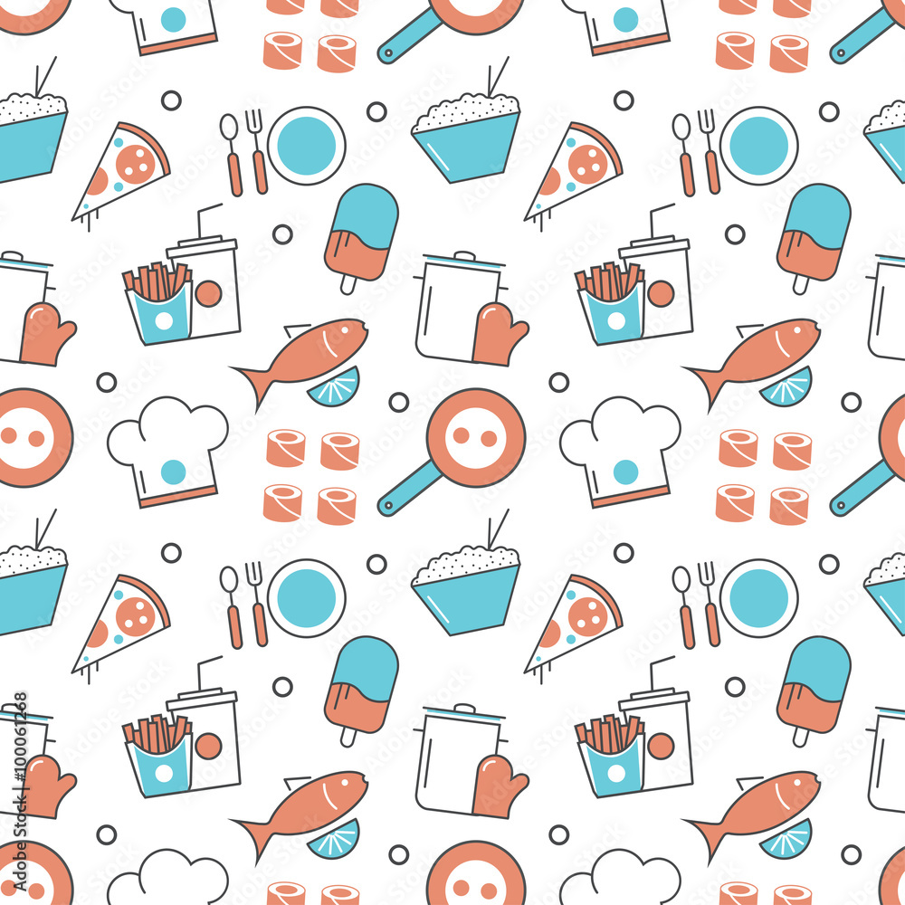 Poster vector modern seamless pattern texture background