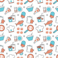 Cotton fabric Vector modern seamless pattern texture background