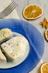 Chicken fillet in orange sause