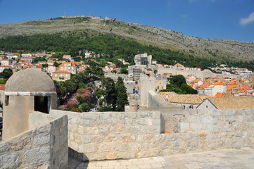 Fototapeta na wymiar Dubrovnik's Walls